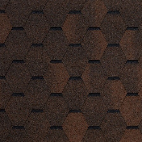 Гибкая черепица Tegola GARDA marrone 439 купить в Нарткале