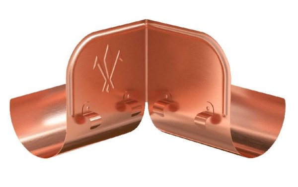 Водосток Aquasistem, система 150/100 - Ограничитель перелива угловой медный купить в Нарткале